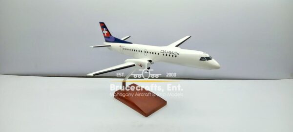 Model of Saab 2000 Darwin Airline with detailed craftsmanship.